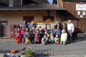 Hofschule macht eigenen Streuobst-Apfelsaft
